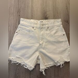 Cotton On White Jean Shorts
